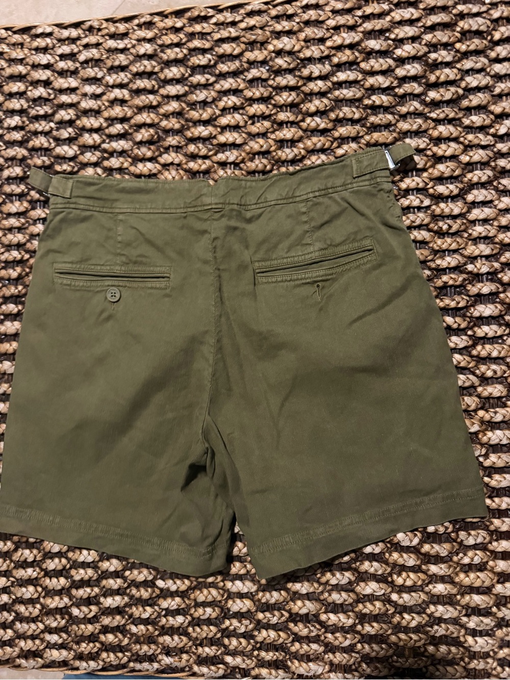 ORLEBAR BROWN Norwich Men's Olive Casual Shorts - Picture 8 of 8